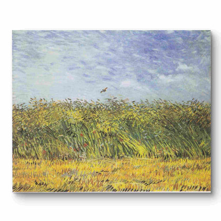"Vincent van Gogh's 'Golden Wheat Field with Flying Bird' - Premium Hand-Painted Oil Reproduction on Canvas"