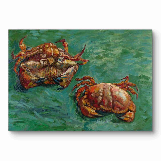 "Vincent van Gogh's 'Two Crabs' - Premium Hand-Painted Oil Reproduction on Canvas"