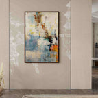 Stretch-Walnut Frame / 24*36inches