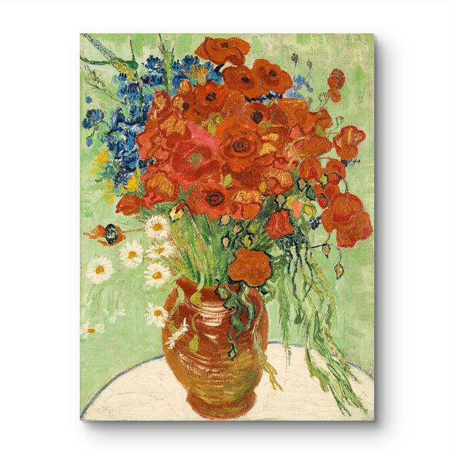 "Claude Monet's 'Vibrant Poppies and Wildflowers' - Premium Hand-Painted Oil Reproduction on Canvas"
