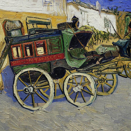 "Vincent van Gogh's 'The Tarascon Mail Coach' - Premium Hand-Painted Oil Reproduction on Canvas"