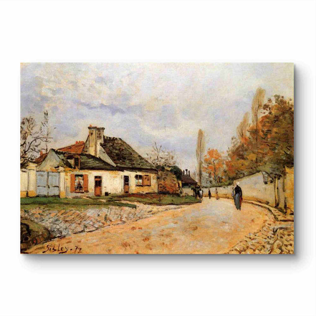 "Vincent van Gogh's 'Autumn Countryside Cottage' - Hand-Painted Oil Painting Reproduction"