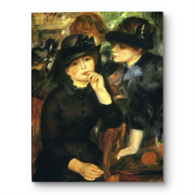 "Pierre-Auguste Renoir's 'The Pensive Lady' - Premium Hand-Painted Oil Painting Reproduction of Impressionist Masterpiece"