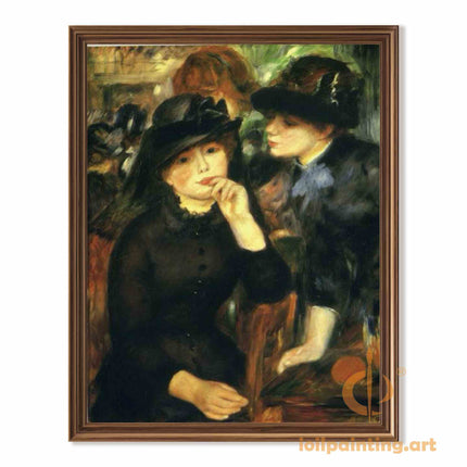 "Pierre-Auguste Renoir's 'The Pensive Lady' - Premium Hand-Painted Oil Painting Reproduction of Impressionist Masterpiece"