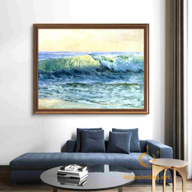 "Ivan Aivazovsky's 'Ocean Majesty' - Hand-Painted Seascape Oil Painting Reproduction"