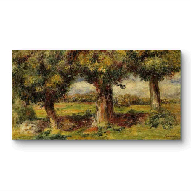 "Pierre-Auguste Renoir's 'Countryside Repose' - Premium Hand-Painted Oil Painting Reproduction"