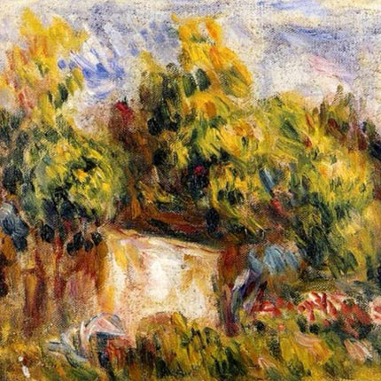"Pierre-Auguste Renoir's 'Sunlit Forest Path' - Premium Hand-Painted Oil Painting Reproduction"