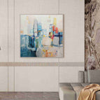 Stretch-Silver Frame / 36*36inches