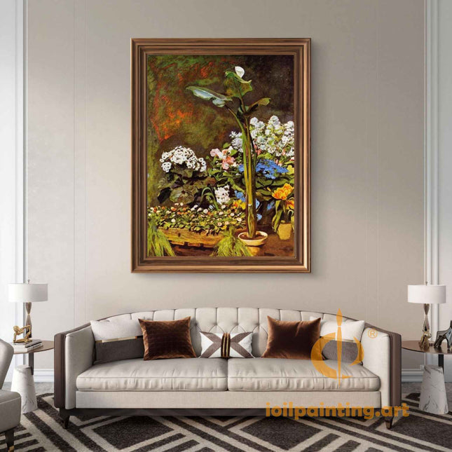 "Henri Fantin-Latour's 'Floral Symphony' - Premium Hand-Painted Oil Reproduction on Canvas"