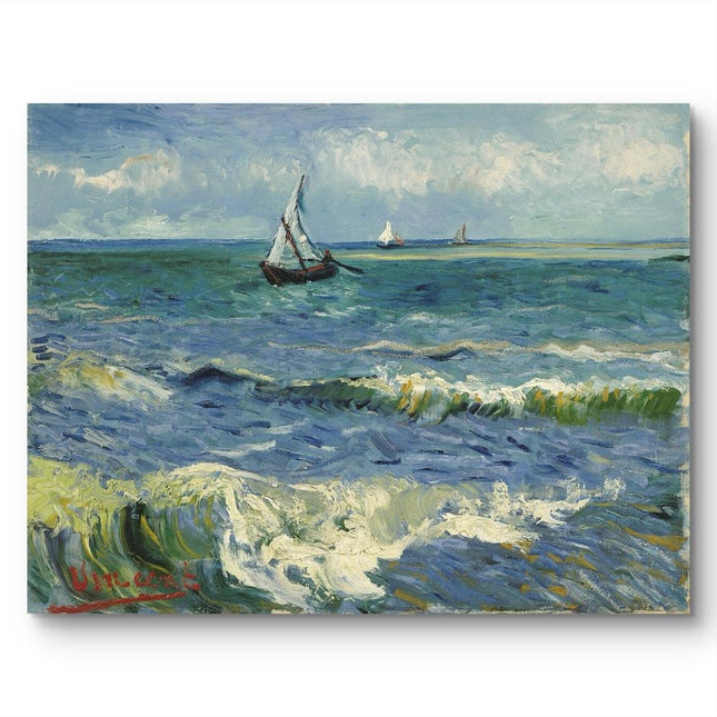 "Ivan Aivazovsky's 'Sailboats at Sunset' - Premium Hand-Painted Oil Reproduction on Canvas"