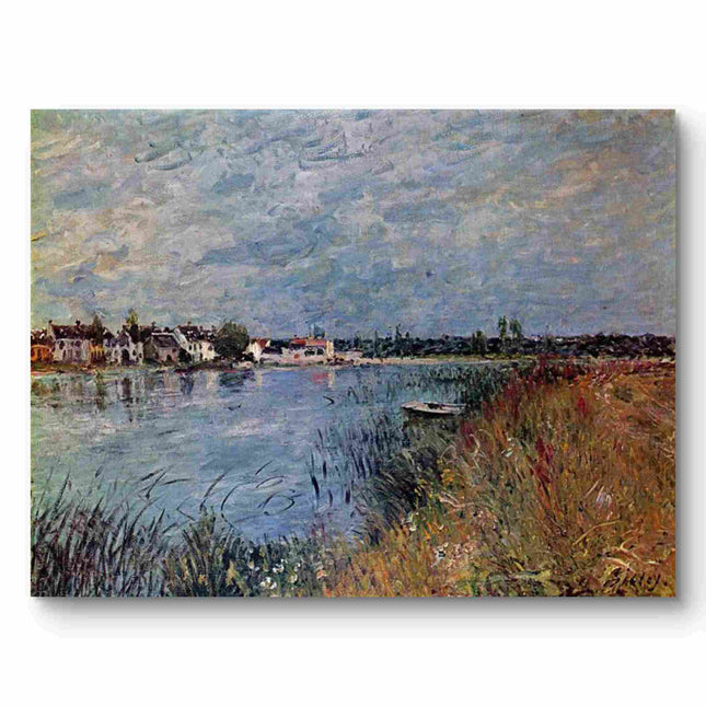 "Claude Monet's 'Tranquil Waterscape' - Hand-Painted Impressionist Oil Painting Reproduction"