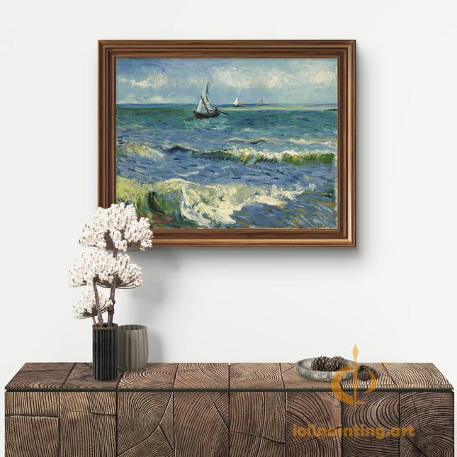 "Ivan Aivazovsky's 'Sailboats at Sunset' - Premium Hand-Painted Oil Reproduction on Canvas"