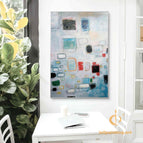 Stretch-Silver Frame / 24*36inches