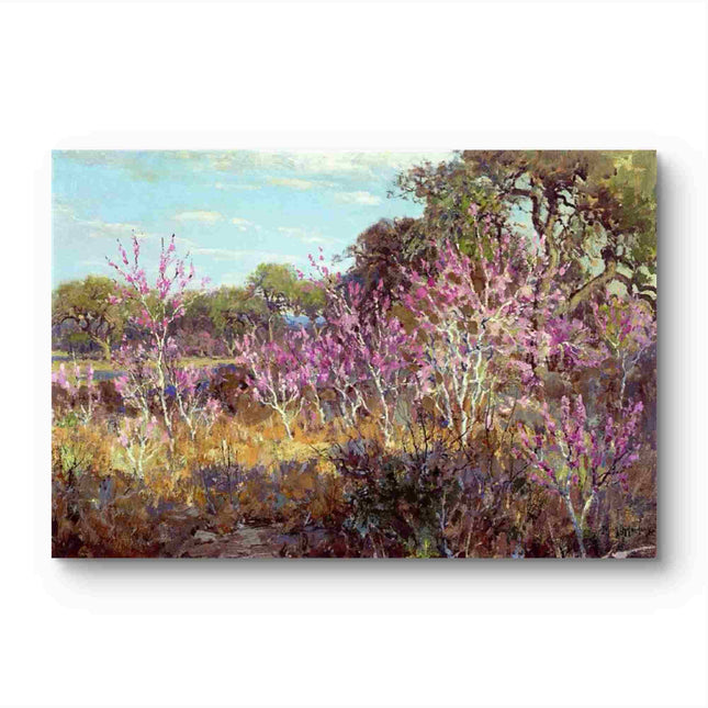 "Julian Onderdonk's 'Spring Blossoms in the Countryside' Oil Painting Reproduction on Canvas"