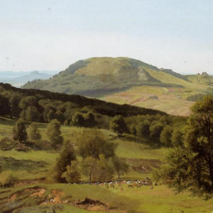 "John Constable's 'Pastoral Serenity' - Hand-Painted English Countryside Oil Painting Reproduction"