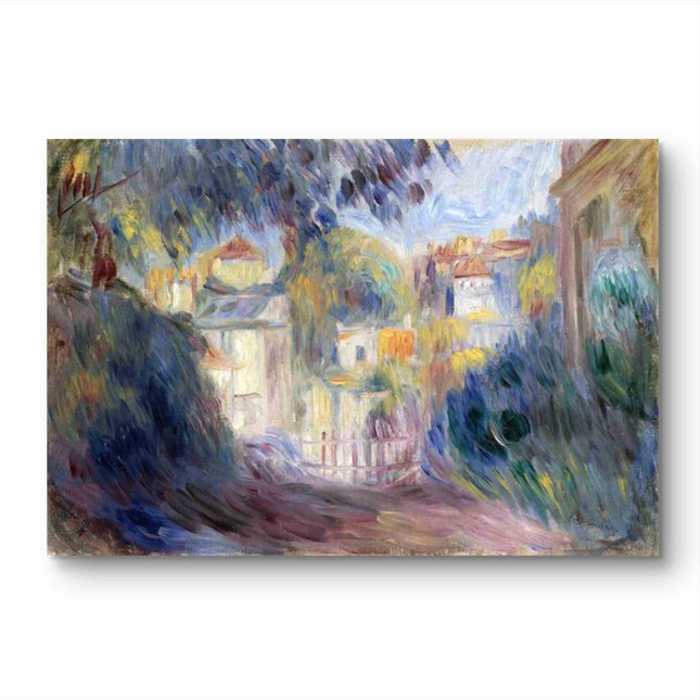 "Pierre-Auguste Renoir's 'Tranquil Village' - Premium Hand-Painted Oil Painting Reproduction"