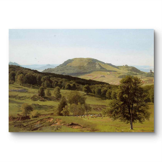 "John Constable's 'Pastoral Serenity' - Hand-Painted English Countryside Oil Painting Reproduction"