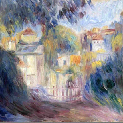 "Pierre-Auguste Renoir's 'Tranquil Village' - Premium Hand-Painted Oil Painting Reproduction"