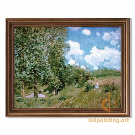 "John Constable's 'Countryside Serenity' - Hand-Painted Landscape Oil Painting Reproduction"