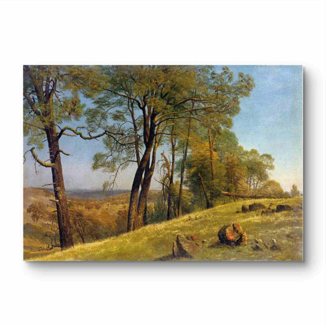 "John Constable's 'Serene Countryside Glow' - Hand-Painted Landscape Oil Painting Reproduction"