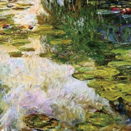 "Claude Monet's 'Water Lilies' - Premium Hand-Painted Oil Reproduction on Canvas"