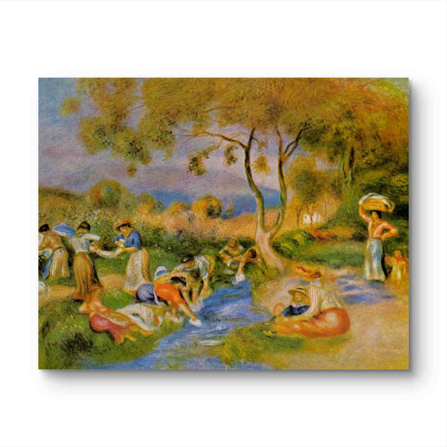 "Pierre-Auguste Renoir's 'Riverside Leisure' - Premium Hand-Painted Oil Painting Reproduction"
