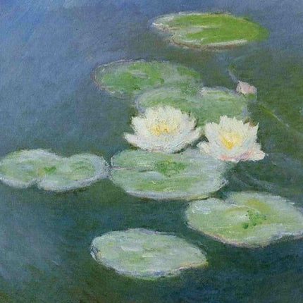 "Claude Monet's 'Water Lilies' - Premium Hand-Painted Oil Reproduction on Canvas"