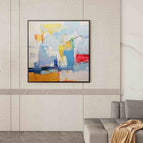 Stretch-Black Frame / 36*36inches