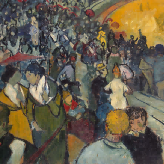 "Pierre-Auguste Renoir's 'Lively Parisian Gathering' - Premium Hand-Painted Oil Reproduction on Canvas"