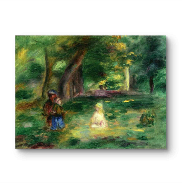 "Camille Pissarro's 'Countryside Serenity' - Hand-Painted Impressionist Oil Painting Reproduction"