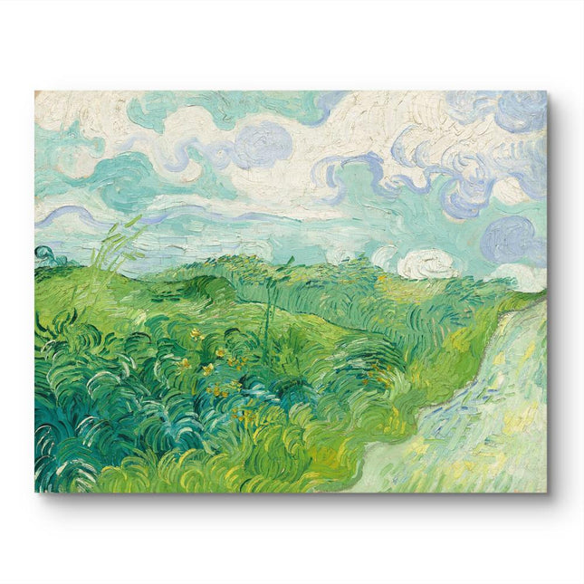 "Vincent van Gogh's 'Verdant Valley with Wildflowers' - Premium Hand-Painted Oil Reproduction on Canvas"