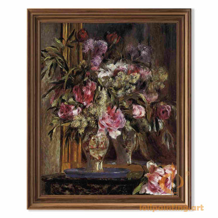 "Henri Fantin-Latour's 'Floral Elegance' - Hand-Painted Still Life Oil Painting Reproduction"