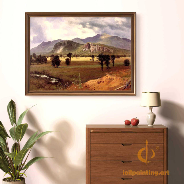 "John Constable's 'Pastoral Serenity' - Hand-Painted English Countryside Oil Painting Reproduction"