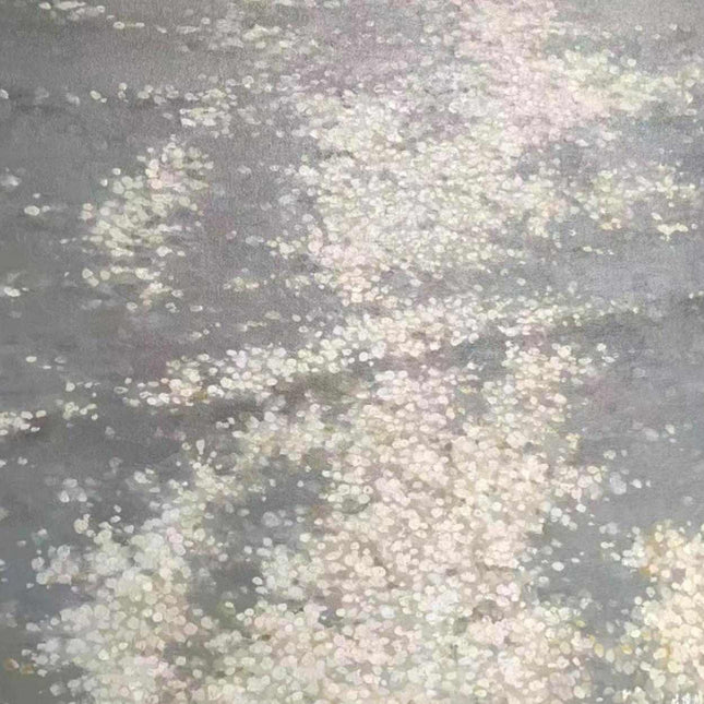 "Ethereal Blossoms in Drift - Premium Hand-Painted Oil Reproduction on Canvas"
