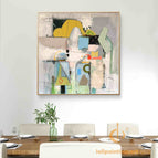 Stretch-Golden Frame / 36*36inches
