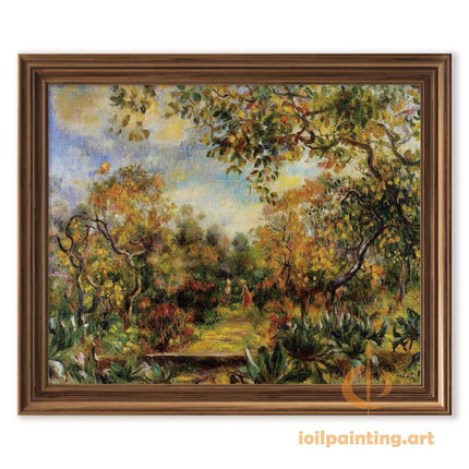 "Pierre-Auguste Renoir's 'Autumn Pathway' - Premium Hand-Painted Oil Painting Reproduction"