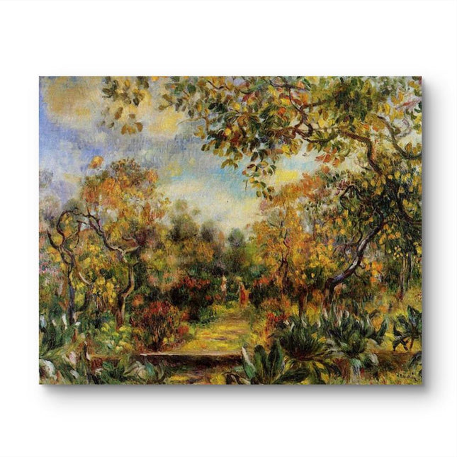 "Pierre-Auguste Renoir's 'Autumn Pathway' - Premium Hand-Painted Oil Painting Reproduction"