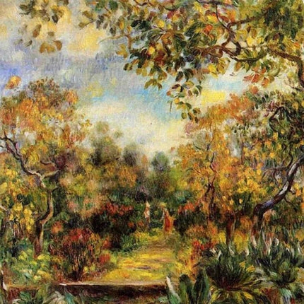 "Pierre-Auguste Renoir's 'Autumn Pathway' - Premium Hand-Painted Oil Painting Reproduction"