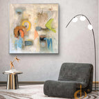 Stretch-Silver Frame / 36*36inches