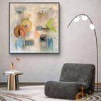 Stretch-Black Frame / 36*36inches