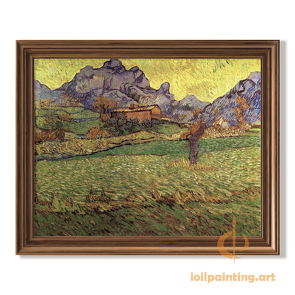 "Vincent van Gogh's 'Pastoral Landscape with Farmhouse' - Premium Hand-Painted Oil Reproduction on Canvas"