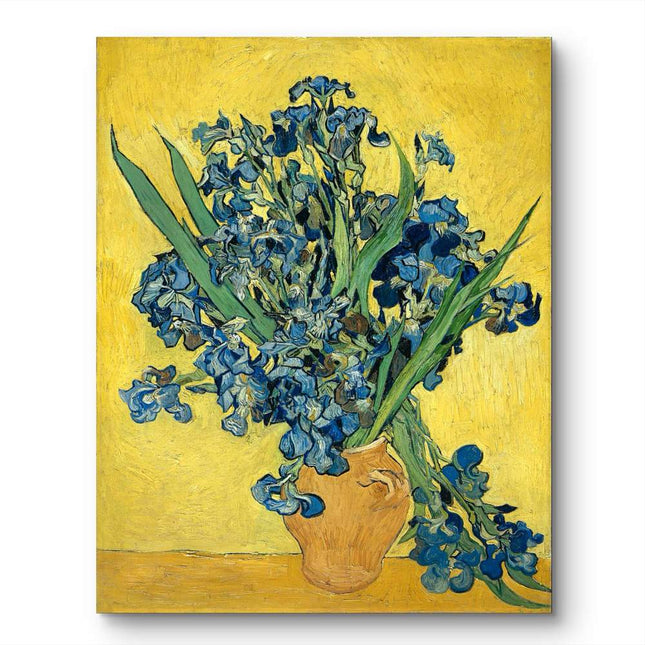 "Vincent van Gogh's 'Irises' - Premium Hand-Painted Oil Reproduction on Canvas"