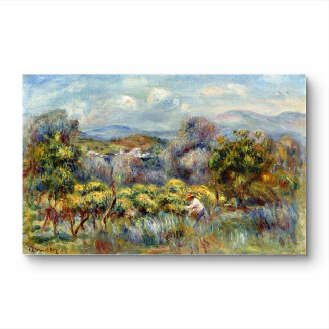 "Pierre-Auguste Renoir's 'Pastoral Harmony' - Premium Hand-Painted Oil Painting Reproduction"