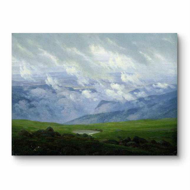 "John Constable's 'Serene Meadow at Dusk' - Hand-Painted Landscape Oil Painting Reproduction"