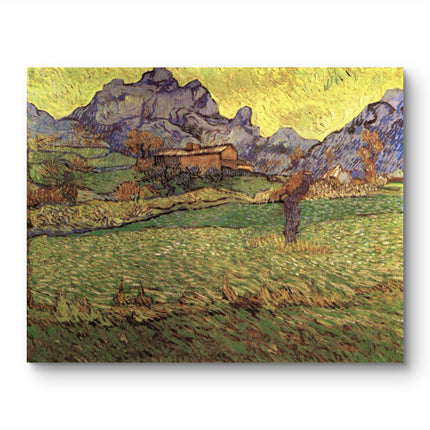 "Vincent van Gogh's 'Pastoral Landscape with Farmhouse' - Premium Hand-Painted Oil Reproduction on Canvas"
