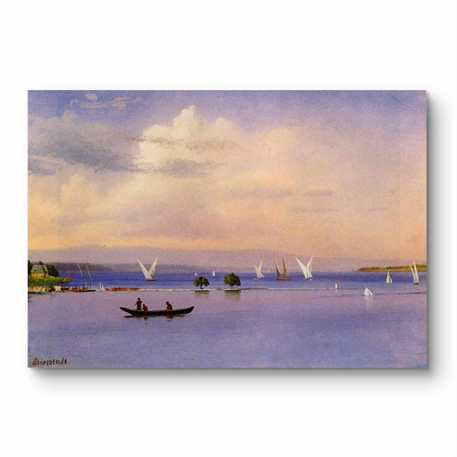 "Claude Monet's 'Tranquil Lake Serenity' - Hand-Painted Impressionist Oil Painting Reproduction"