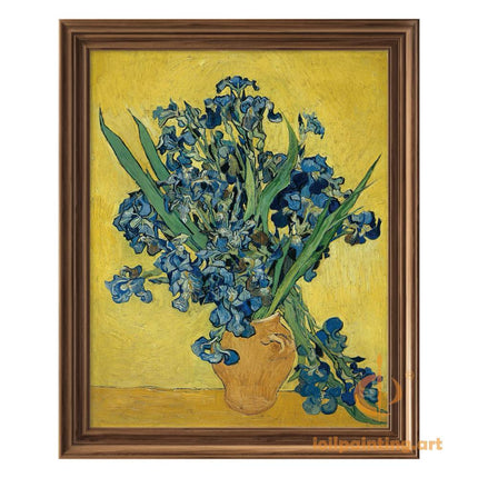 "Vincent van Gogh's 'Irises' - Premium Hand-Painted Oil Reproduction on Canvas"