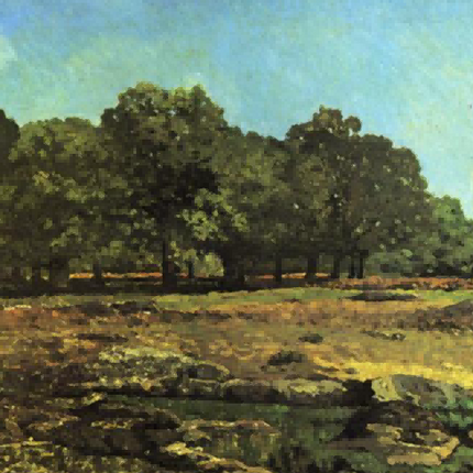 "John Constable's 'Woodland Serenity' - Hand-Painted Landscape Oil Painting Reproduction"