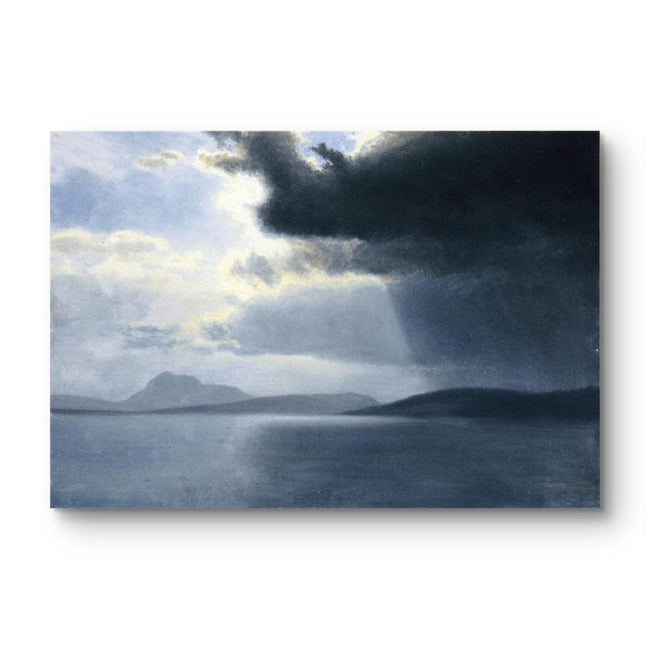 "Caspar David Friedrich's 'Tranquil Waterscapes' - Hand-Painted Romantic Era Oil Painting Reproduction"