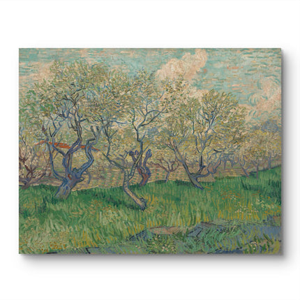 "Vincent van Gogh's 'Orchard in Blossom' - Premium Hand-Painted Oil Reproduction on Canvas"